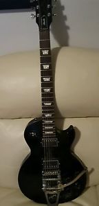 1994 GIBSON BLACK LES PAUL STUDIO.  PLAYS GREAT.  BIGSBY WAS A BAD IDEA.