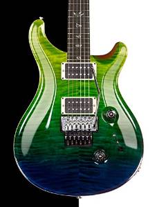 2014 PRS Custom 24 "Floyd" MSL Limited Run, Aqua Verde Fog, Flame Maple/Ebony