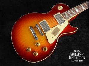 Gibson Custom True Historic 1960 Les Paul Reissue Electric Guitar Murphy Aged Vintage Cherry Sunburst (SN:05230)
