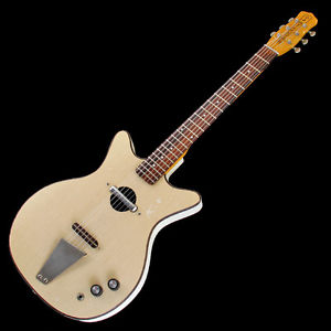 Free Shipping Used Danelectro 5015 Convertible 60's Blond Electric Guitar