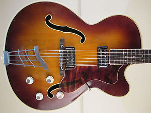 ♫ RARE HÖFNER PRESIDENT E2 .Vintage hollowbody Archtop,Beat+Jazzgitarre. TOP!