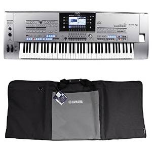 Package: Yamaha Tyros 5 76 Key Flagship Arranger Keyboard Workstation with a 7.5" LCD Screen + Yamaha YBA761 76-88 Key Nylon Soft Keyboard Travel Bag
