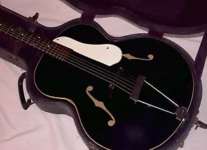 Vintage Gretsch Black Electric Guitar Acoustic Fender Blackface Amplifier Amp 50