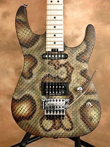 Charvel Pro Mod Warren DeMartini Signature Snakeskin Electric Guitar Mint w CASE