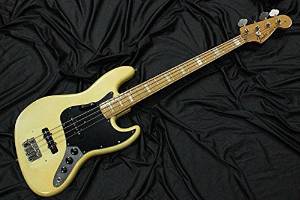 Free Shipping Used Fender USA 1975 Jazz Bass Electric Guita