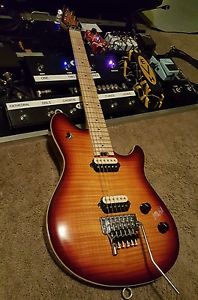 EVH Wolfgang Archtop Special 3 Tone Burst with EVH Chrome hardware and stainless