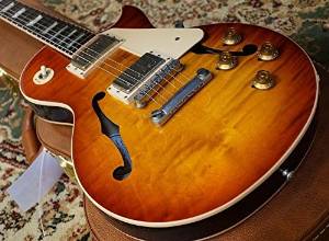 Free Shipping Gibson Memphis Es-les Paul Spliced Top 2015 Light Burst VOS