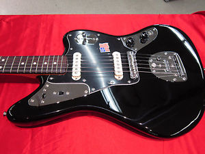 Fender Johnny Marr Jaguar Black Electric Guitar With Nice Hard Case
