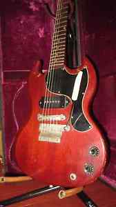 Vintage 1965 Gibson SG Junior JR Electric Guitar Wide Nut w/ Vintage Hard Case