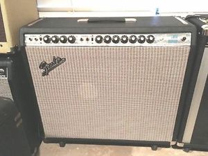 Vintage 1974 Fender Twin Reverb Black Face 15" Mod Pedal Steel Guitar Amp