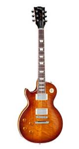 Gibson USA LPSABLHYCH1LP Standard 2013 Premium Birdseye Honeyburst 2013 Left Hand