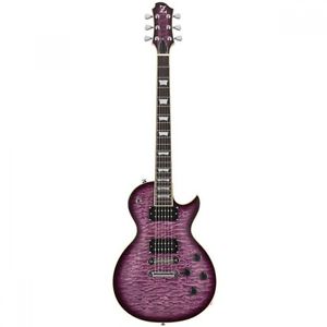 Zemaitis Z Series Z22QQ (TPB) Trans Purple Burst Electric Guitar New From Japan
