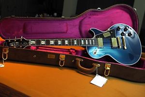 2016 Gibson Historic 1968 Candy Apple Blue Gloss Les Paul Black Beauty Mint*603