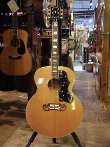 Gibson SJ-200 Flat Top Natural 2001  Jumbo Type Used Acoustic Guitar Deal Japan