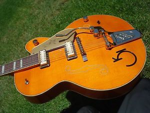 2007 Gretsch Orange G6120CGP G6120 Chet Atkins Stereo CGP with Bigsby
