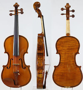 1PC Back!Antonio Stradivari "The Hellier" 4/4 Violin Copy! M9450 Master Tone!