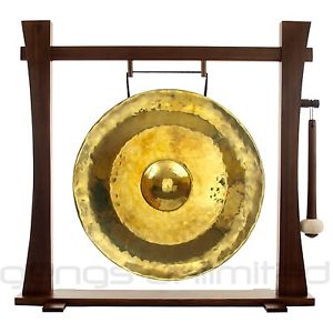 20" Thai Golden Nipple Gong on Spirit Guide Gong Stand with Mallet