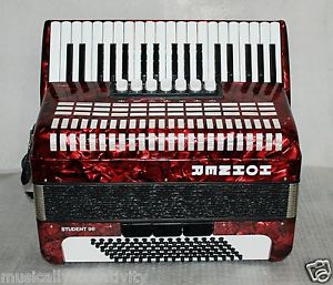 HOHNER STUDENT 96 bass Piano Accordion Akkordeon Excellent  + + + + +