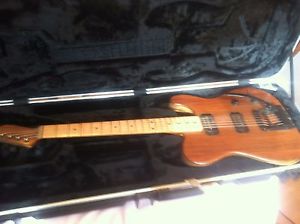 Custom Cocobolo Topped Over Korina Tele, Duncan Pick-Ups, SKB Case Inc.