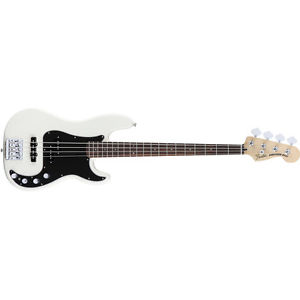Fender Deluxe Active Precision P Bass Guitar Special Olympic White + Gig Bag