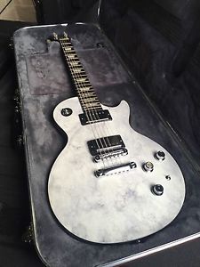 Gibson Limited Edition Les Paul Classic Rock White Marble With OHSC & ETune 2015