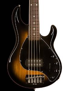 Music Man Stingray 5 H Neck Through Bass, Tobacco Burst