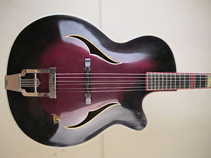♫ FRAMUS BLACK ROSE DELUXE,  Vintage Jazzgitarre WOW Archtop