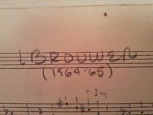 Leo Brouwer, Partitura Original.(Sheet Music)