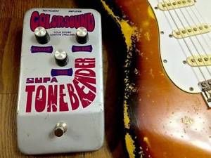 74 year made color sound SUPA TONE BENDER Big Muff Ram's Head　guitar effects