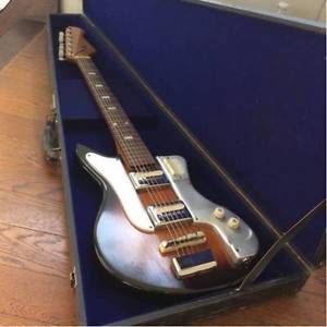 Guyatone early solid body electric guitar '60 Bizarre Guitar
