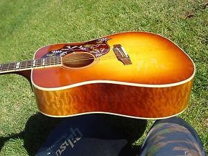 2013 Gibson Custom Shop Hummingbird Quilt Acoustic Electric