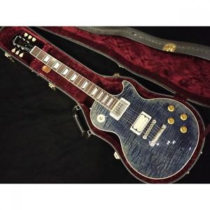 Gibson Custom Les Paul Class 5 Trans Blue Used Electric Guitar W Hard Case Japan