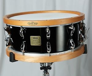 Very Rare! YAMAHA MSD14AF Snare Drum Anton Fig Model 14”×6” Vintage Wood Hoop
