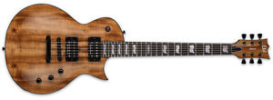 ESP LTD EC-1000 KNAT Solid Mahogany Body Koa Top Seymour Duncan Guitar Natural