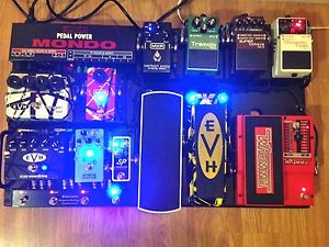 Custom Guitar FX pedal board stomp boxes