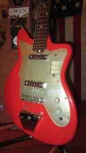 Vintage 1960's Ibanez Model 882 Electric Guitar Fiesta Red w/ Original Case MIJ