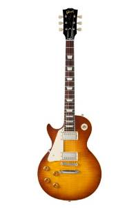 Gibson Custom Shop LPR93LHVOITNH1 1959 Les Paul Reissue VOS-2013 Left Handed Electric Guitar, Ice Tea