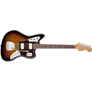 Fender Kurt Cobain Jaguar NOS Electric Guitar Rosewood 3-Tone Sunburst + Case