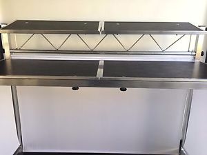 DJ Tisch 1,58 Meter Nutzfläche + Transportcase und Softbag