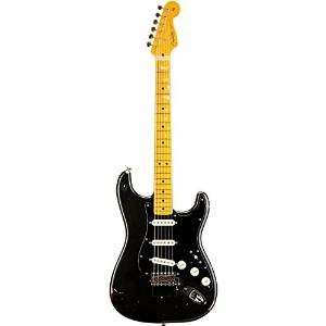 Fender Custom Shop Custom Shop David Gilmour Signature Stratocaster Electric Guitar Relic Black
