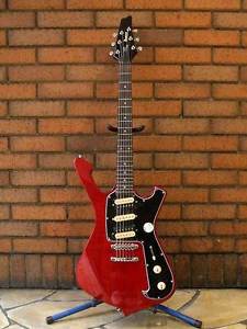 Free Shipping Used Ibanez FRM150GB/TR(Transparent Red) Electric Guitar