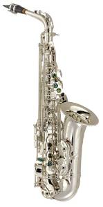 P. Mauriat PMXA-67RS Alto Sax, Silver Plate, Rolled Tone Hole with Case