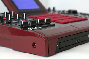 Akai MPC 5000, Black & Viper Metallic Red &  Maxed out, 16squarez Custom!