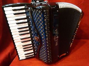 NEW Beltuna Piano Accordion Studio IV Shadow Blue LMMH 96 Made in Italy