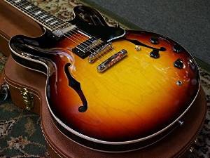 Free Shipping Gibson Memphis Es-335 2015 Sunset Burst Electric Guitar