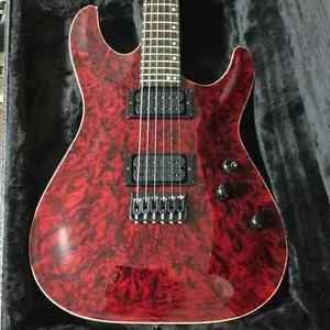 Schecter Sunset II 2016 Red Maple Burl USA Model Closeout