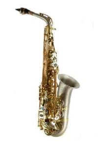Chateau Alto Saxophone Professional Handmade Model TYA-760E3 - Nickel Silver Body