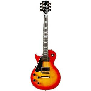 Gibson Custom Shop Les Paul Custom  LPCLHSGH1 Left Handed Electric Guitar, Heritage Cherry SB, Gold Hardware