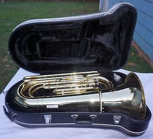JUPITER JCB-382 BBb TUBA with DELUXE CASE - MINT CONDITION!