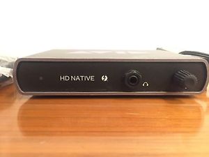 Avid HD Native Thunderbolt Interface For Pro Tools HD No Software